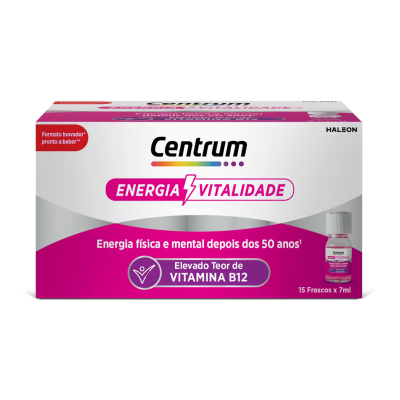 7289686 Centrum Energia & Vitalidade 50+ Frascos 15x7ml | Para adultos 50+