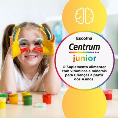 Centrum Junior 60 Comprimidos Mastigáveis +4 Anos | Farmácia d'Arrábida