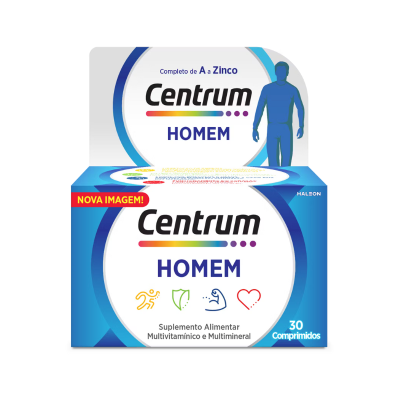 7383901 Centrum Homem 30 Comprimidos | Energia, Imunidade e Saúde Muscular +18 Anos
