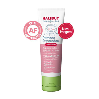 HALIBUT Muda Fraldas Pomada Reparadora Pack com Bolsa | Farmácia d'Arrábida