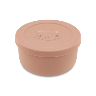 Trixie Mrs. Cat Tigela de Silicone com Tampa para Snacks | Para Bebés 4m+