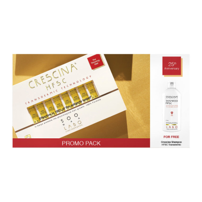 8051417120302 Crescina Transdermic HFSC Tratamento Capilar Completo 500 Mulher| Ampolas 20x3,5ml + Champô Antiqueda