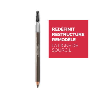 La Roche-Posay Toleriane Lápis de Sobrancelhas Castanho Escuro  | Farmácia d'Arrábida