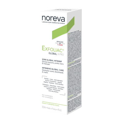Noreva Exfoliac Global X-PRO Creme 30ml  | Farmácia d'Arrabida