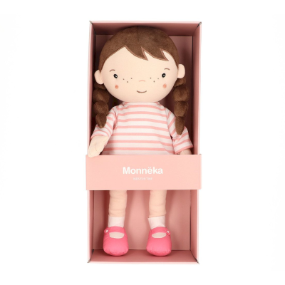 Boneca Monnëka Lola com Mochila Strawberries Rosa | Farmácia d'Arrábida