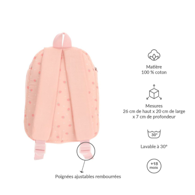 Boneca Monnëka Lola com Mochila Strawberries Rosa | Farmácia d'Arrábida