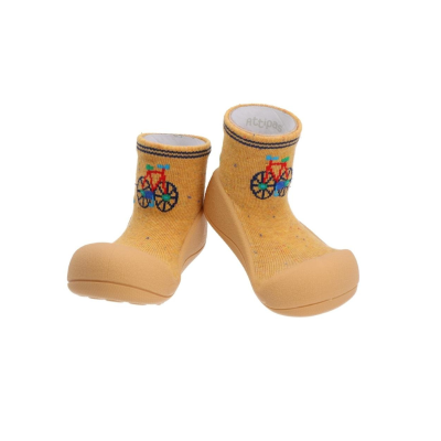 8809770868276 Attipas Bicycle Mustard Tamanho 20 | Sapato Bebé Design Barefoot