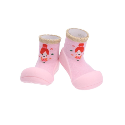 8809770868337 Attipas Fairy Pink Tamanho 22.5 |Sapato Bebé Rosa Design Barefoot