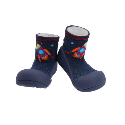 8809770868351 Attipas Rocket Navy Tamanho 20 |Sapato Bebé Barefoot