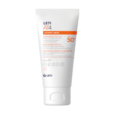 6087486 LETIAT4 Defense Facial SPF50+ 50ml | Proteção Solar Rosto para Pele Atópica