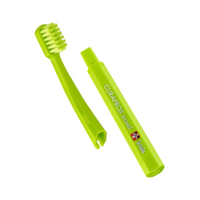 Curaprox Kit de Viagem Kids Verde 6-12 Anos | Farmácia d'Arrábida