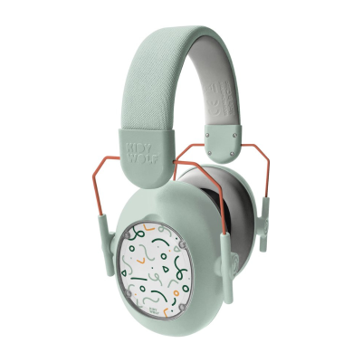 KIDYWOLF Kidynoise Auscultadores Verdes com Cancelamento de Ruido  +3 Anos