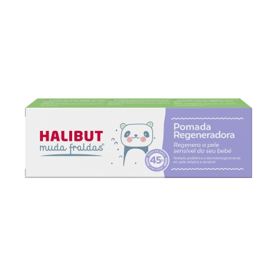 HALIBUT Muda Fraldas Pomada Regeneradora 45ZN 50g | Farmácia d'Arrábida