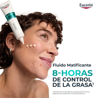 Eucerin DermoPure Mat Fluid 40ml Fluido Matificante | Farmácia d'Arrábida