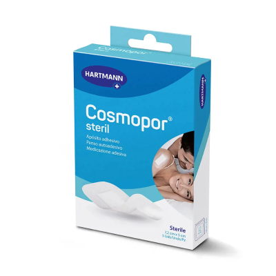Cosmopor Steril Penso Pós-Operatório Estéril 7,2cmx5cm | 5 Pensos Superabsorventes