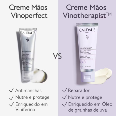Caudalie Vinotherapist Creme Mãos e Unhas 75ml | Farmácia d'Arrábida