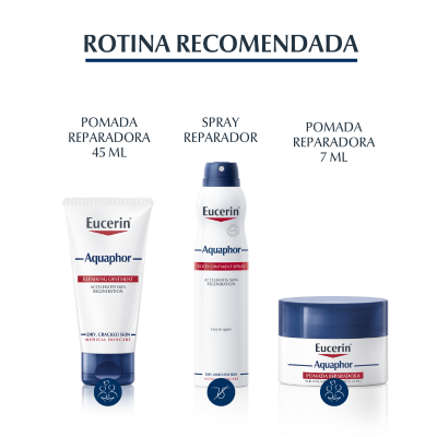 Eucerin Aquaphor Pomada Reparadora 3x7ml -20% na 3ª Uni. | Farmácia d'Arrábida