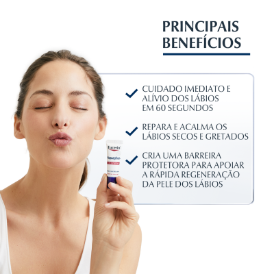Eucerin Aquaphor Regenerador Labial 10ml  | Farmácia d'Arrábida