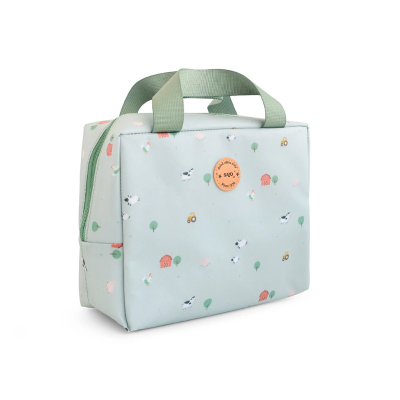 8424568525003 Saro Lancheira Térmica Infantil Verde Quinta | Mantém Alimentos Frios ou Quentes