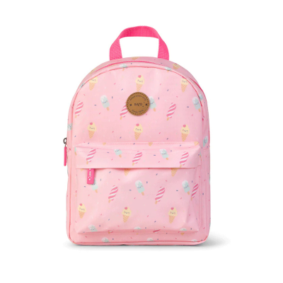 Saro Mochila Infantil Gelado Rosa | Ideal para Crianças de 1 a 3 Anos