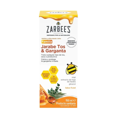 Zarbee’s Xarope Tosse & Garganta 150ml |  Farmácia d'Arrábida