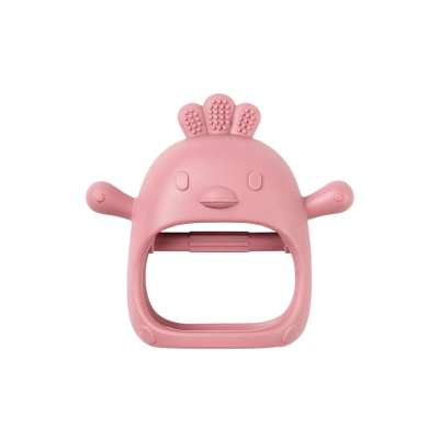 Nattou Mordedor em Luva Silicone Rosa | Brinquedo para Bebé Seguro e Suave