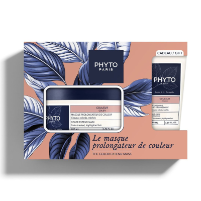Phyto Cor Coffret Cabelos Coloridos | Champô 200ml + Máscara 50ml