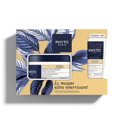 7555888 Phyto Nutrição Coffret para Cabelos Muito Secos | Champô 200ml + Máscara 50ml