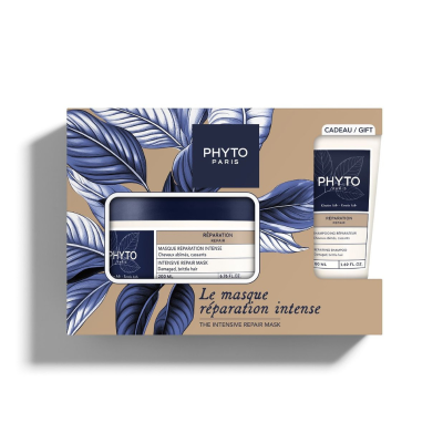 7555870 Phyto Reparação Coffret para Cabelos Danificados | Champô 200ml + Máscara 50ml