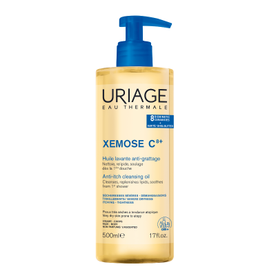 7549709 Uriage Xémose C8+ Óleo de Limpeza 500ml | Pele Seca e Atópica