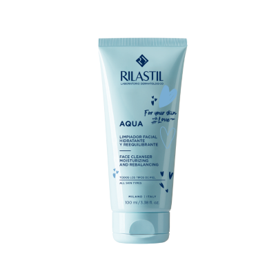 7552596 Rilastil Aqua Gel Limpeza Suave 100ml | Para Peles Desidratadas ou Sensibilizadas