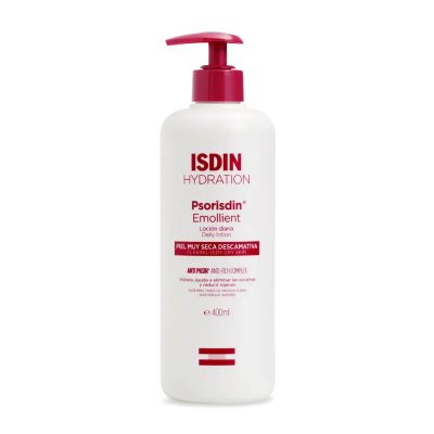 7261800 Isdin Psorisdin Emoliente Loção Diária 500ml | Hidratação para Pele com Psoríaseml | Combate a Queda de Cabelo