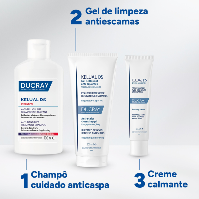 Ducray Kelual DS Intensive Champô Anticaspa 100ml | Farmácia d'Arrábida