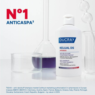 Ducray Kelual DS Intensive Champô Anticaspa 100ml | Farmácia d'Arrábida
