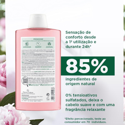 Klorane Champô Peónia Bio 2x400ml | Farmácia d'Arrábida