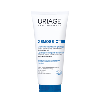 Uriage Xémose C8+ Creme Relipidante 200ml | Alívio e Conforto Diário para a Pele Seca com Tendência Atópica