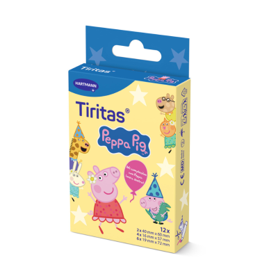 Tiritas Peppa Pig 12 Pensos Rápidos Infantis | Edição Especial