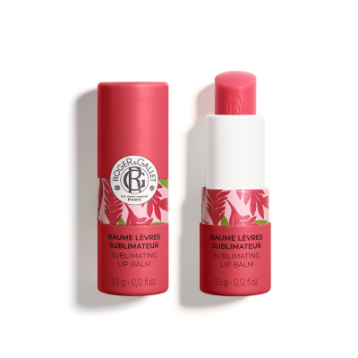 Roger & Gallet Bálsamo Labial Gingembre Rouge 3,5g | Nutre e Suaviza os Lábios Secos