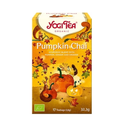 4012824405462 Yogi Tea Pumpkin Chai Orgânico 17 Saquetas | Chá Reconfortante