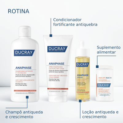 Ducray Anaphase+ Champô Antiqueda 400ml + 200ml | Farmácia d'Arrábida