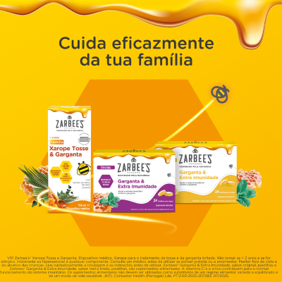 Zarbee’s Xarope Tosse & Garganta 150ml |  Farmácia d'Arrábida