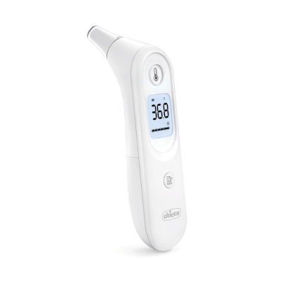 7537100 Chicco Termómetro de Ouvido +0M | Mede a Febre em 2 Segundos