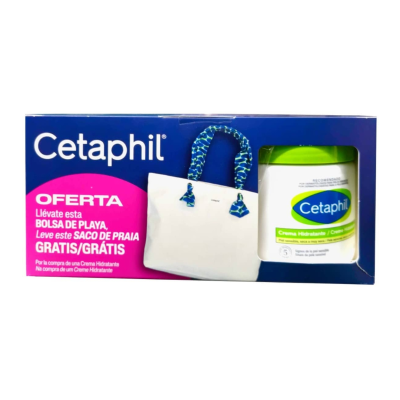 7553669 Cetaphil Pack Creme Hidratante 453g + Oferta Saco | Hidratação Pele Sensível