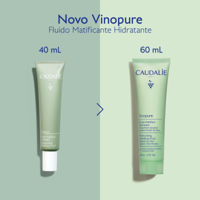 Caudalie Vinopure Fluido Matificante 60ml | Farmácia d'Arrábida