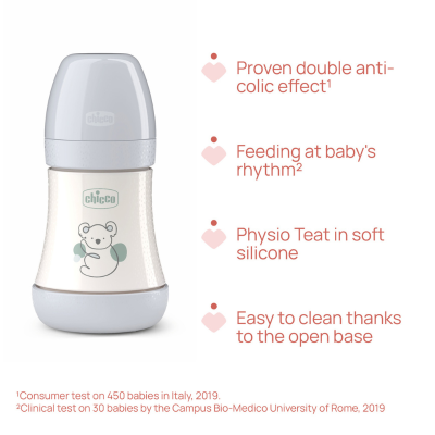 Chicco Biberão Perfect 5 150ml Neutro +0M  | Farmácia d'Arrábida