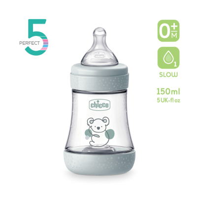 Chicco Biberão Perfect 5 150ml Rosa +0M | Farmácia d'Arrábida