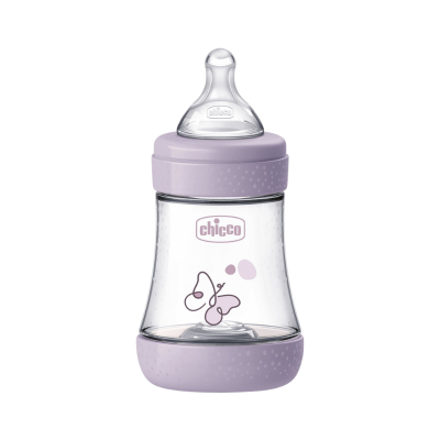 7541565 Chicco Biberão Perfect 5 150ml Rosa +0M | Sistema Anticólicas Comprovado