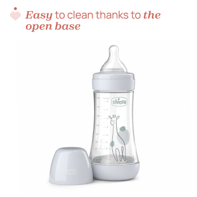 Chicco Biberão Perfect 5 240ml Rosa +2M | Farmácia d'Arrábida