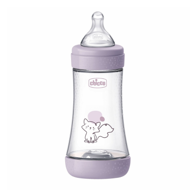 7541573 Chicco Biberão Perfect 5 240ml Rosa | Fluxo Médio +2M Anticólicas