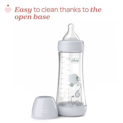 Chicco Biberão Perfect 5 300ml Azul +4M | Farmácia d'Arrábida